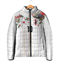 Japan Football Custom Padded Jacket Colors Beyond Horizon Sashiko Effect White Version