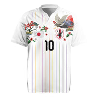 Japan Football Custom Rugby Jersey Colors Beyond Horizon Sashiko Effect White Version