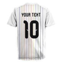 Japan Football Custom Rugby Jersey Colors Beyond Horizon Sashiko Effect White Version