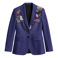 Japan Football Custom Blazer Japanese Culture with Sashiko Effect