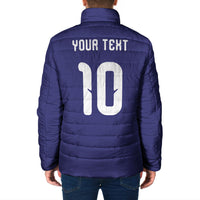 Japan Football Custom Padded Jacket Japanese Culture with Sashiko Effect