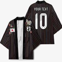 Japan Football Custom Kimono Colors Beyond Horizon Sashiko Effect Black Version