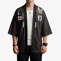 Japan Football Custom Kimono Colors Beyond Horizon Sashiko Effect Black Version