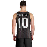 Japan Football Custom Men Tank Top Colors Beyond Horizon Sashiko Effect Black Version