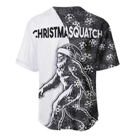 Funny Christmasquatch Camouflage of Snowflakes Baseball Jersey - Wonder Print Shop
