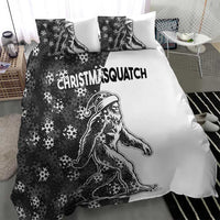 Funny Christmasquatch Camouflage of Snowflakes Bedding Set - Wonder Print Shop