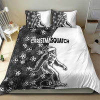 Funny Christmasquatch Camouflage of Snowflakes Bedding Set - Wonder Print Shop