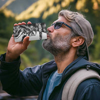 Funny Christmasquatch Camouflage of Snowflakes 4 in 1 Can Cooler Tumbler - Wonder Print Shop