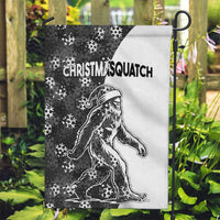 Funny Christmasquatch Camouflage of Snowflakes Garden Flag - Wonder Print Shop