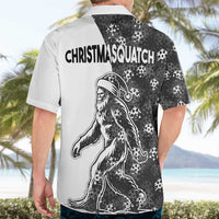 Funny Christmasquatch Camouflage of Snowflakes Hawaiian Shirt - Wonder Print Shop