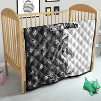 Funny Christmasquatch Camouflage of Snowflakes Quilt - Wonder Print Shop