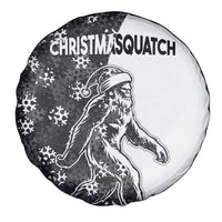 Funny Christmasquatch Camouflage of Snowflakes Spare Tire Cover - Wonder Print Shop