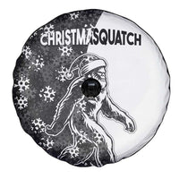 Funny Christmasquatch Camouflage of Snowflakes Spare Tire Cover - Wonder Print Shop