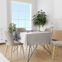 Funny Christmasquatch Camouflage of Snowflakes Tablecloth - Wonder Print Shop