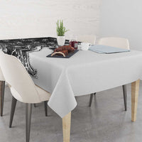Funny Christmasquatch Camouflage of Snowflakes Tablecloth - Wonder Print Shop