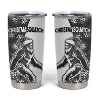 Funny Christmasquatch Camouflage of Snowflakes Tumbler Cup - Wonder Print Shop