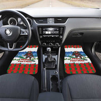 Christmas Bigfoot Ride Snowboard Car Mats Merry Footmas Xmas Style - Wonder Print Shop