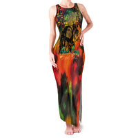 Jamaican Reggae Legend's Birthday Family Matching Tank Maxi Dress and Hawaiian Shirt One Love Jamaica - Wonder Print Shop