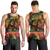 Jamaican Reggae Legend's Birthday Men Tank Top One Love Jamaica - Wonder Print Shop