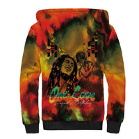Jamaican Reggae Legend's Birthday Sherpa Hoodie One Love Jamaica - Wonder Print Shop