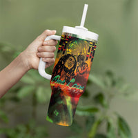 Jamaican Reggae Legend's Birthday Tumbler With Handle One Love Jamaica - Wonder Print Shop