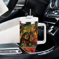 Jamaican Reggae Legend's Birthday Tumbler With Handle One Love Jamaica - Wonder Print Shop