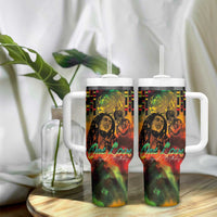 Jamaican Reggae Legend's Birthday Tumbler With Handle One Love Jamaica - Wonder Print Shop