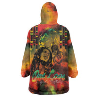 Jamaican Reggae Legend's Birthday Wearable Blanket Hoodie One Love Jamaica - Wonder Print Shop