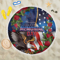 United States Memorial Day-Honor and Remember Beach Blanket