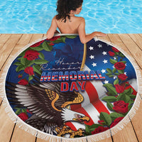United States Memorial Day-Honor and Remember Beach Blanket