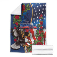 United States Memorial Day-Honor and Remember Blanket