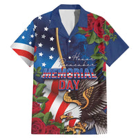 United States Memorial Day-Honor and Remember Family Matching Mermaid Dress and Hawaiian Shirt
