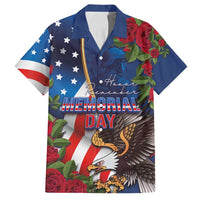 United States Memorial Day-Honor and Remember Family Matching Summer Maxi Dress and Hawaiian Shirt