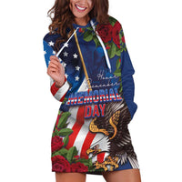 United States Memorial Day-Honor and Remember Hoodie Dress