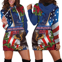 United States Memorial Day-Honor and Remember Hoodie Dress