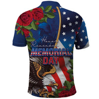 United States Memorial Day-Honor and Remember Polo Shirt
