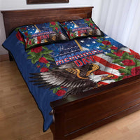 United States Memorial Day-Honor and Remember Quilt Bed Set