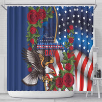 United States Memorial Day-Honor and Remember Shower Curtain