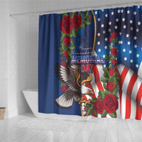 United States Memorial Day-Honor and Remember Shower Curtain
