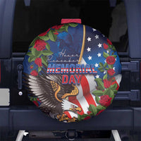 United States Memorial Day-Honor and Remember Spare Tire Cover