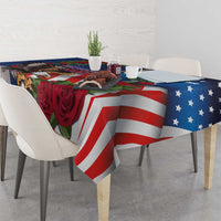 United States Memorial Day-Honor and Remember Tablecloth
