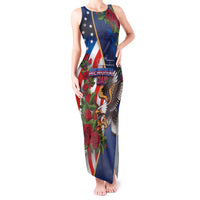 United States Memorial Day-Honor and Remember Tank Maxi Dress