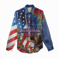 United States Memorial Day-Honor and Remember Women Casual Shirt