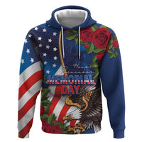 United States Memorial Day-Honor and Remember Zip Hoodie