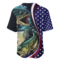 Bass Fishing Baseball Jersey Double Largemouth Bass Old Style - Wonder Print Shop