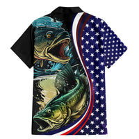 Bass Fishing Family Matching Mermaid Dress and Hawaiian Shirt Double Largemouth Bass Old Style - Wonder Print Shop
