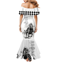 Kentucky Horses Racing Mermaid Dress Jockey Drawing Style - Wonder Print Shop