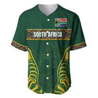 Custom South Africa Rugby Baseball Jersey Springboks Spirit and King Protea