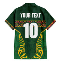 Custom South Africa Rugby Family Matching Mermaid Dress and Hawaiian Shirt Springboks Spirit and King Protea