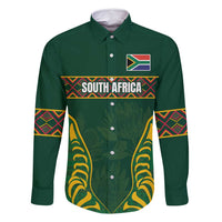 Custom South Africa Rugby Family Matching Summer Maxi Dress and Hawaiian Shirt Springboks Spirit and King Protea
